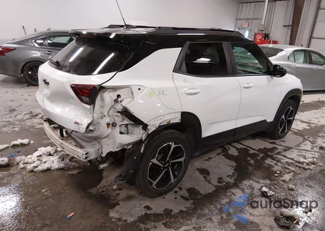2021 Chevrolet Trailblazer Awd Rs from USA, damaged, VIN KL79MUSL7MB156974